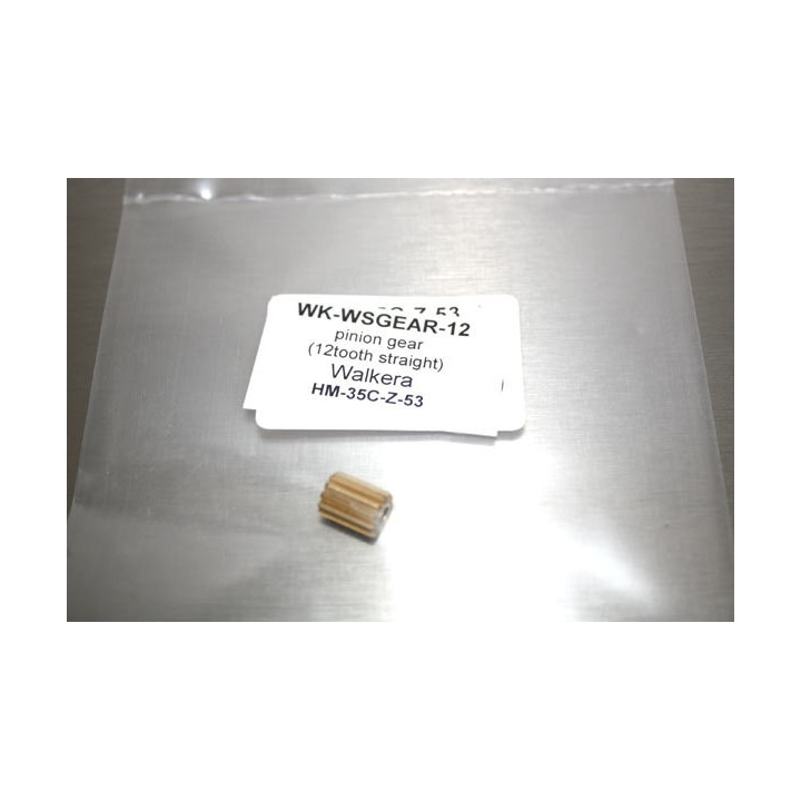 WK-WSGEAR-12 - The pinion gear (12tooth straight) for Brushless of DF35C, DF36 and DF60 Walkera