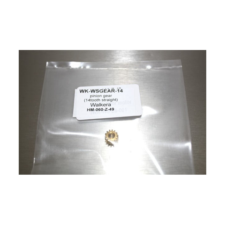 WK-WSGEAR-14 - The pinion gear (14tooth straight) for Brushless of DF35C, DF36 and DF60 Walkera