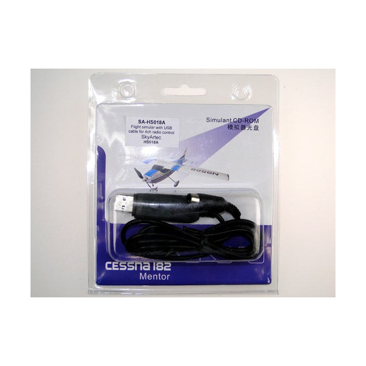 SA-HS018A - Flight simular with USB cable for 4ch radio control SkyArtec