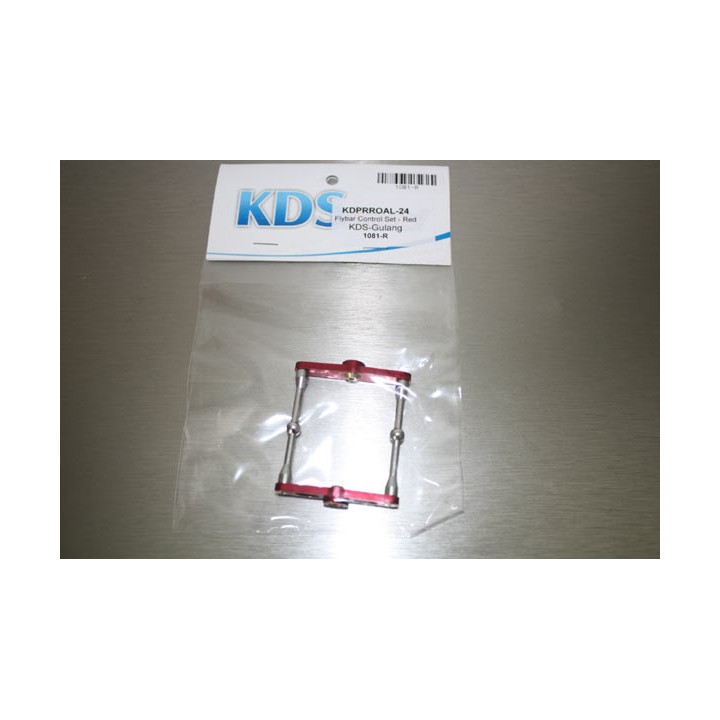 KDPRROAL-24 - Flybar Control Set - Red (1081-R) KDS-Gulang