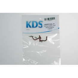 KDPRTAAL-17 - Tail Fock (2pcs) - Red (1135A-R) KDS-Gulang