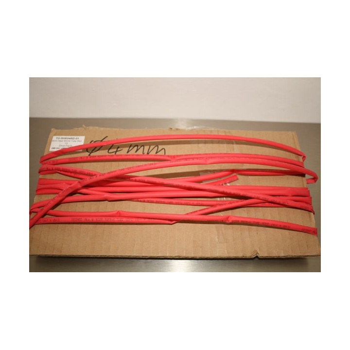TO-SHK04RD-01 - 4mm Heat Shrink Tube Red 1m