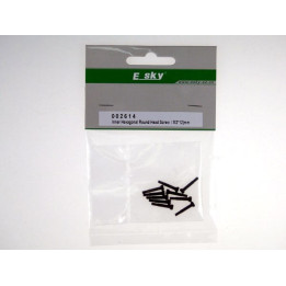 EK-002614 - Inner Hexagonal Round Head Screw (M2*12) 10pcs Esky