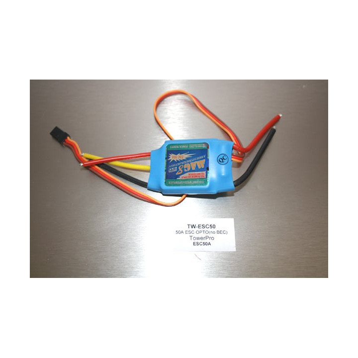 TW-ESC50 - 50A ESC OPTO(no BEC) TowerPro