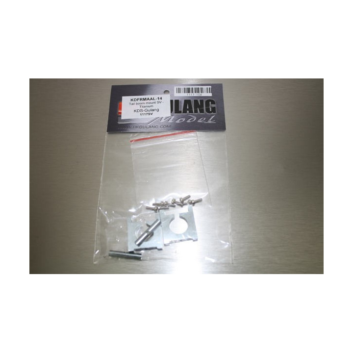 KDFRMAAL-14 - Tail boom mount SV - Titanium (1117SV) KDS-Gulang