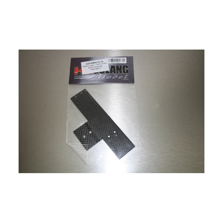 KDFRMAC4-15 - Battery plate - Carbon Fiber (1137-3SV-1) KDS-Gulang
