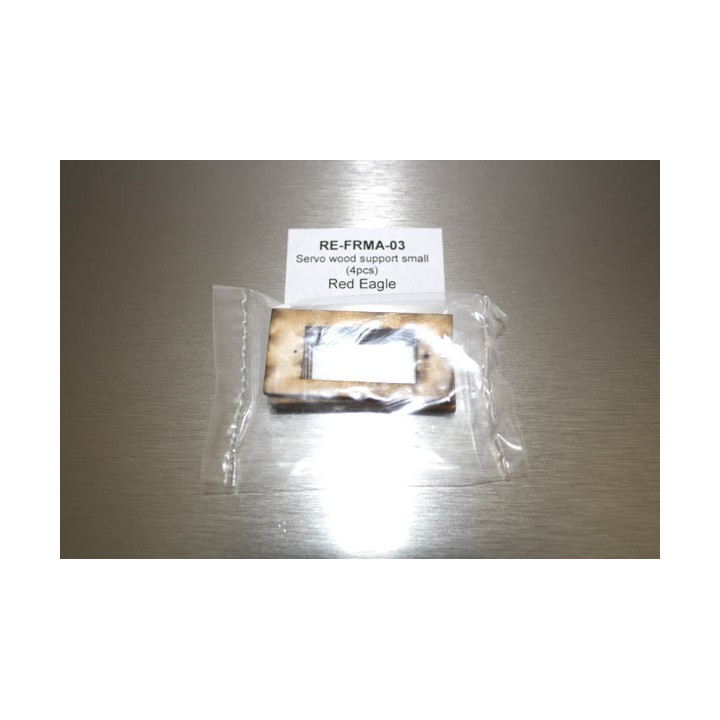 RE-FRMA-03 - Servo wood support small (4pcs) Red Eagle