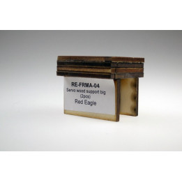 RE-FRMA-04 - Servo wood support big (2pcs) Red Eagle