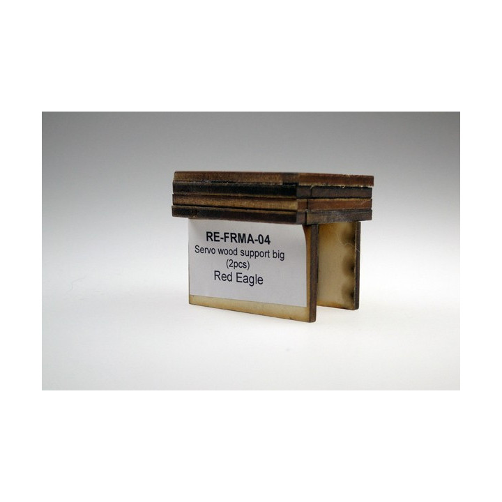 RE-FRMA-04 - Servo wood support big (2pcs) Red Eagle