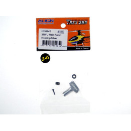 AL-H25104T - T-Rex 250 - 250FL Main Rotor Housing Set/Sliver (H25104T) Align