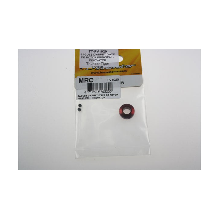 TT-PV1020 - BAGUES D'ARRET D'AXE DE ROTOR PRINCIPAL - INNOVATOR (PV1020) Thunder Tiger