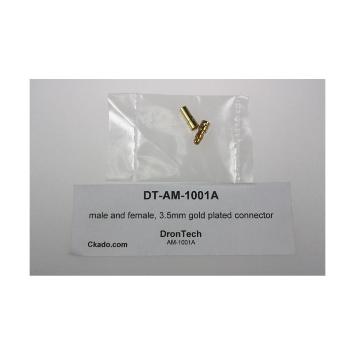 DT-AM-1001A-male and female, 3.5mm gold plated connector