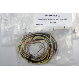 DT-AM-1308-22-Straight Wire (yellow red black, PVC) 22