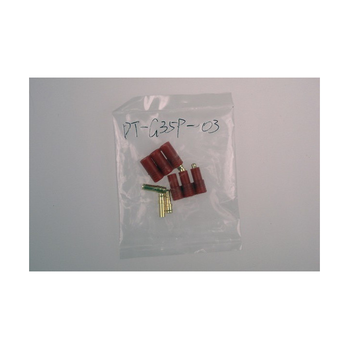 DT-G35P-03-three pair of 3.5mm connector with two housing irreversible