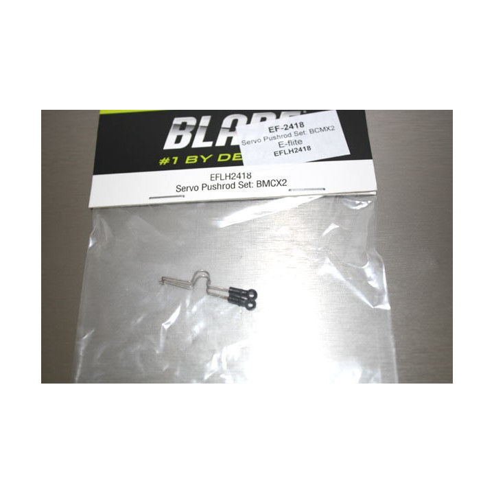 EF-2418 (EFLH2418) - Servo Pushrod Set: BCMX2 E-flite