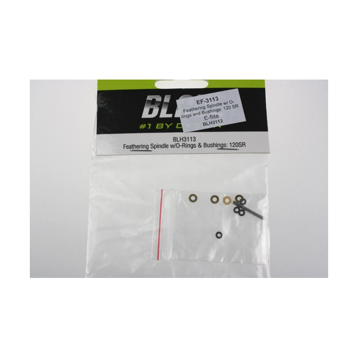 EF-3113 (BLH3113) - Feathering Spindle w/ O-rings and Bushings: 120 SR E-flite