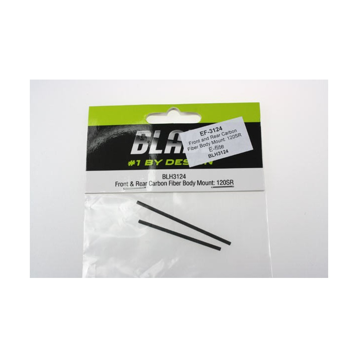 EF-3124 (BLH3124) - Front and Rear Carbon Fiber Body Mount: 120SR E-flite