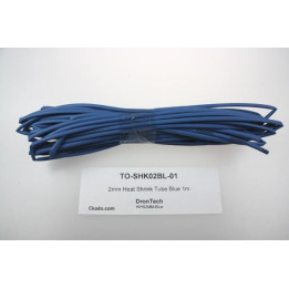 TO-SHK02BL-01 - 2mm Heat Shrink Tube Blue 1m