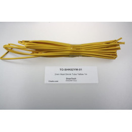 TO-SHK02YW-01 - 2mm Heat Shrink Tube Yellow 1m