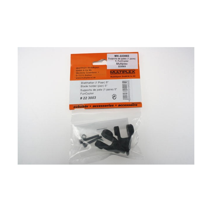 MX-223003 - Supports de pales (1 paire) 5° FunCopter Multiplex