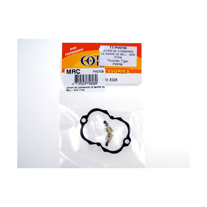TT-PV0708 - LEVIER DE COMMANDE DE BARRE DE BELL - MINI TITAN (PV0708) Thunder Tiger
