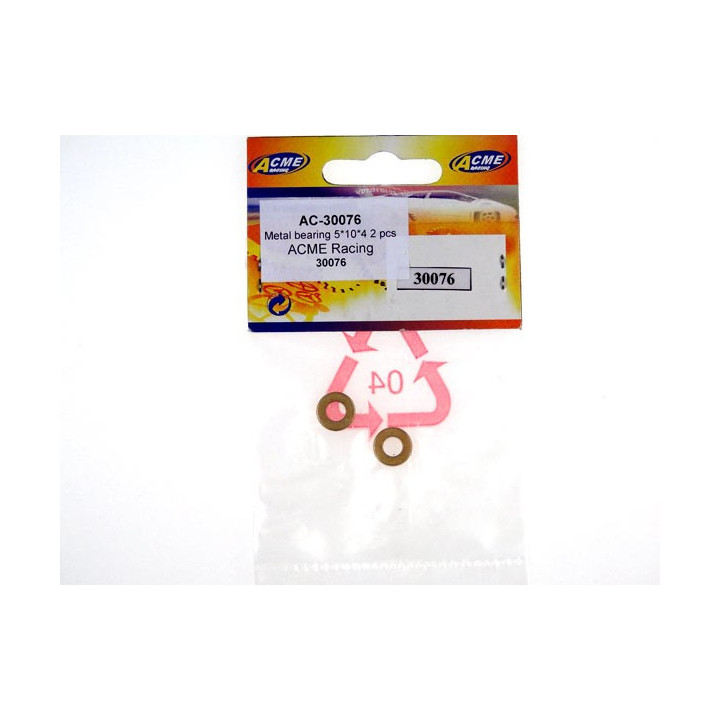 AC-30076 - Metal bearing 5*10*4 2 pcs (30076) ACME Racing