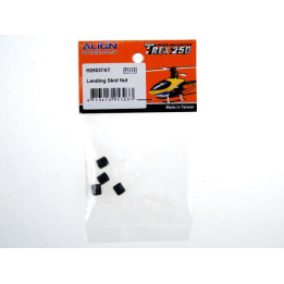 AL-H25037AT - T-Rex 250 - Landing Skid Nut - Black (H25037AT) Align