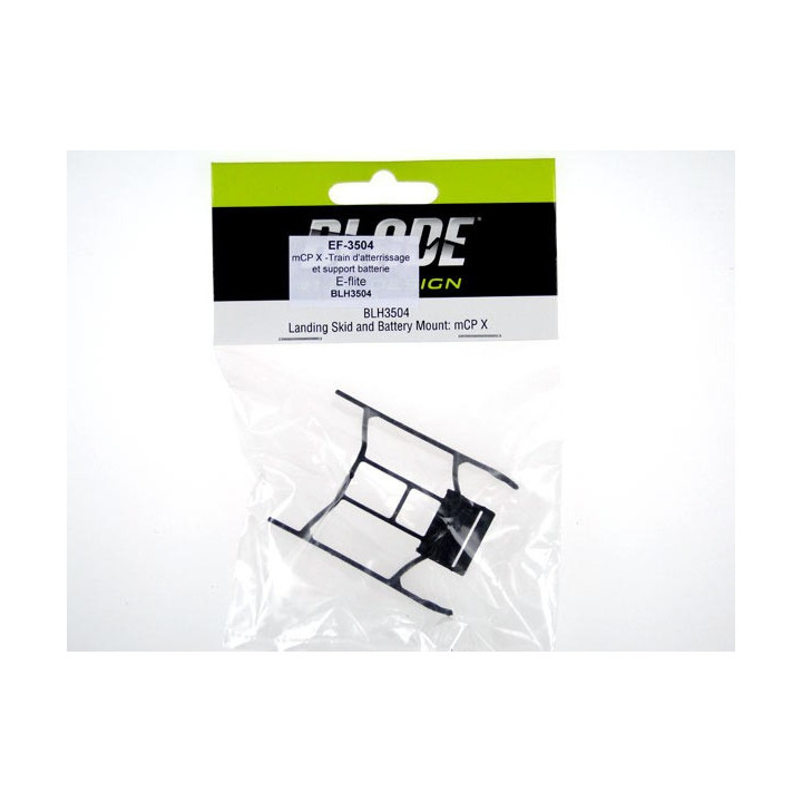 EF-3504 (BLH3504) - mCP X -Train d'atterrissage et support batterie E-flite