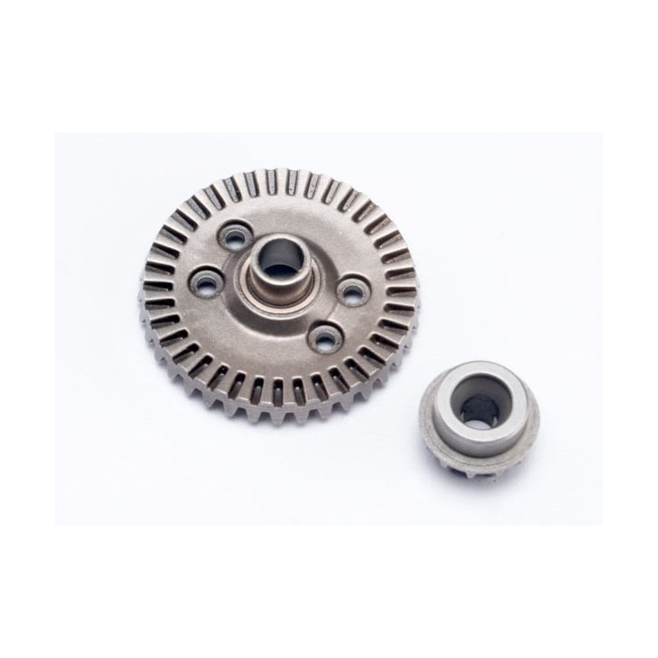 TX-6879 - Ring gear, differential/ pinion gear, differential (rear) (6879) Traxxas