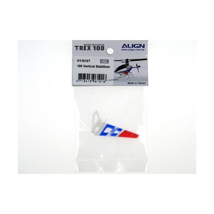 AL-H11013T - T-Rex 100 - Vertical Stabilizer (H11013T) Align