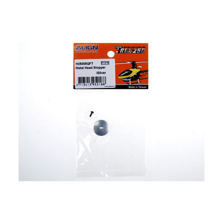 AL-H25005QFT - T-Rex 250 - Metal Head Stopper/Silver (H25005QFT) Align