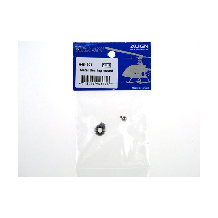 AL-H45130T - T-Rex 450 - Metal Bearing mount (H45130T) Align
