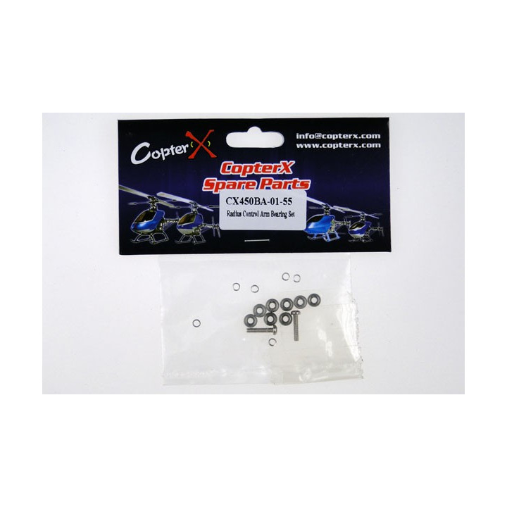 CX-450BA-01-55 - CopterX - Radius Control Arm Bearing Set (CX450BA-01-55) CopterX