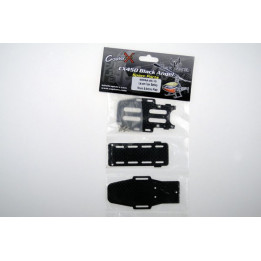 CX-450BA-03-10 - CopterX - Carbon Fiber Battery Mount & Bottom Plate CopterX