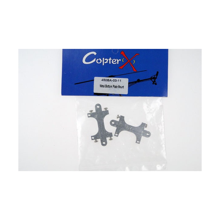 CX-450BA-03-11 - CopterX - Metal Bottom Plate Mount (CX450BA-03-11) CopterX