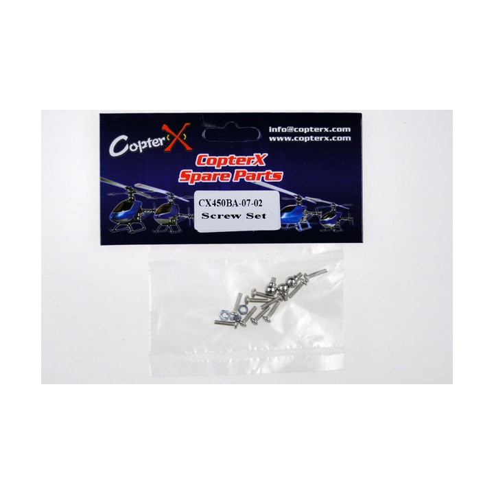 CX-450BA-07-02 - CopterX - Screw Set (CX450BA-07-02) CopterX