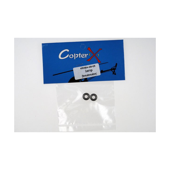 CX-450BA-09-05 - CopterX - Bearings (9mm x 4mm x 4mm) (CX450BA-09-05) CopterX