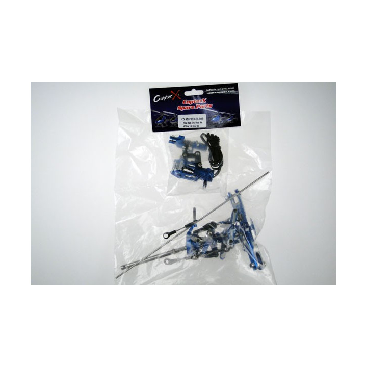 CX-450PRO-01-00B - CopterX - Metal Main Rotor Head Set & Metal Tail Rotor Set CopterX