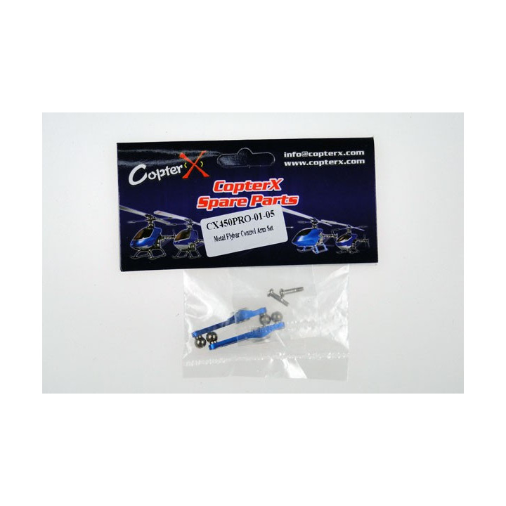 CX-450PRO-01-05 - CopterX - Metal Flybar Control Arm Set (CX450PRO-01-05) CopterX