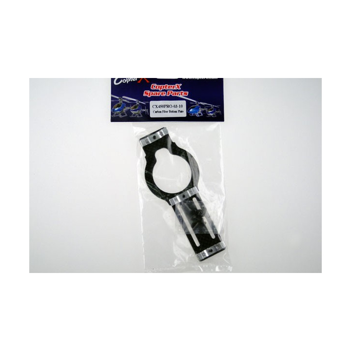 CX-450PRO-03-10 - CopterX - Carbon Fiber Bottom Plate (CX450PRO-03-10) CopterX