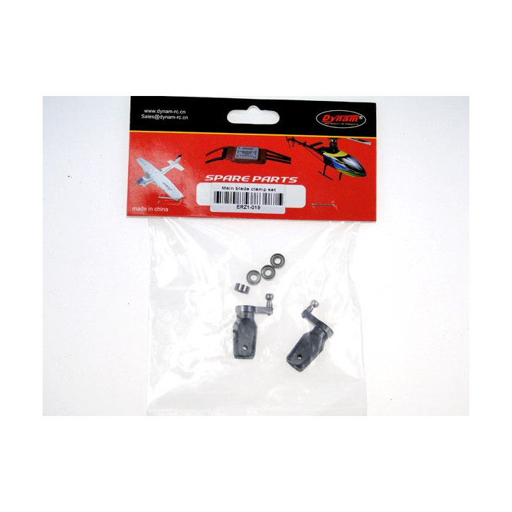 DY-ERZ1-019 - Main blade clamp set(metal) (ERZ1-019) Dynam