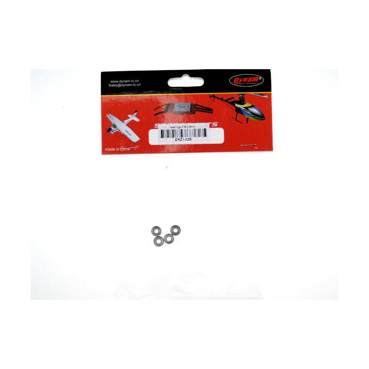 DY-ERZ1-028 - Bearing 2.5*6*2.6(4pcs) (ERZ1-028) Dynam