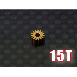 EA-055-15 - Motor Pinion 15T (1.5mm hole, 0.25M) Xtreme