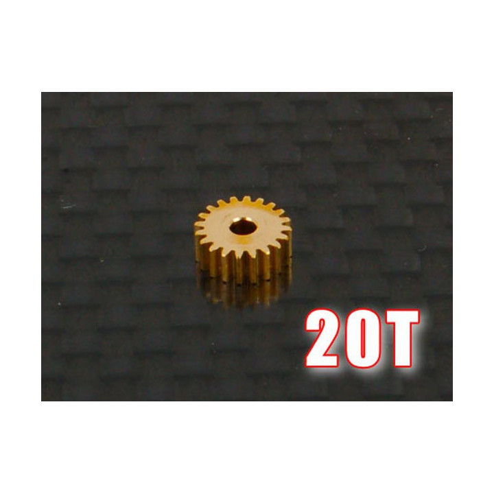 EA-055-20 - Motor Pinion 20T (1.5mm hole, 0.25M) Xtreme