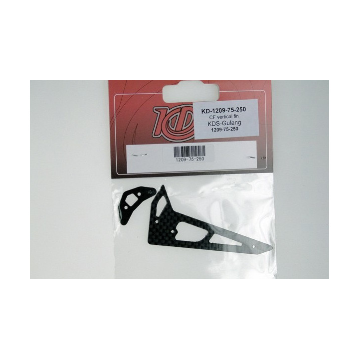 KD-1209-75-250 - CF vertical fin (1209-75-250) KDS-Gulang