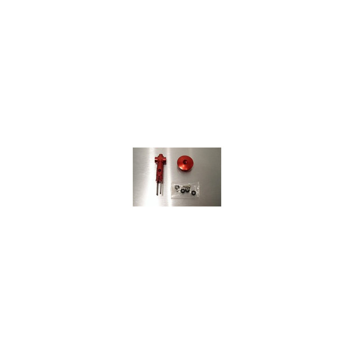 AR-42031 - main rotor head - Red (old AR-H3DSE002) Art-Tech