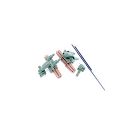 EF-1386 (EFLH1386) - BCP UH1 -Supports carrosserie et guns E-flite