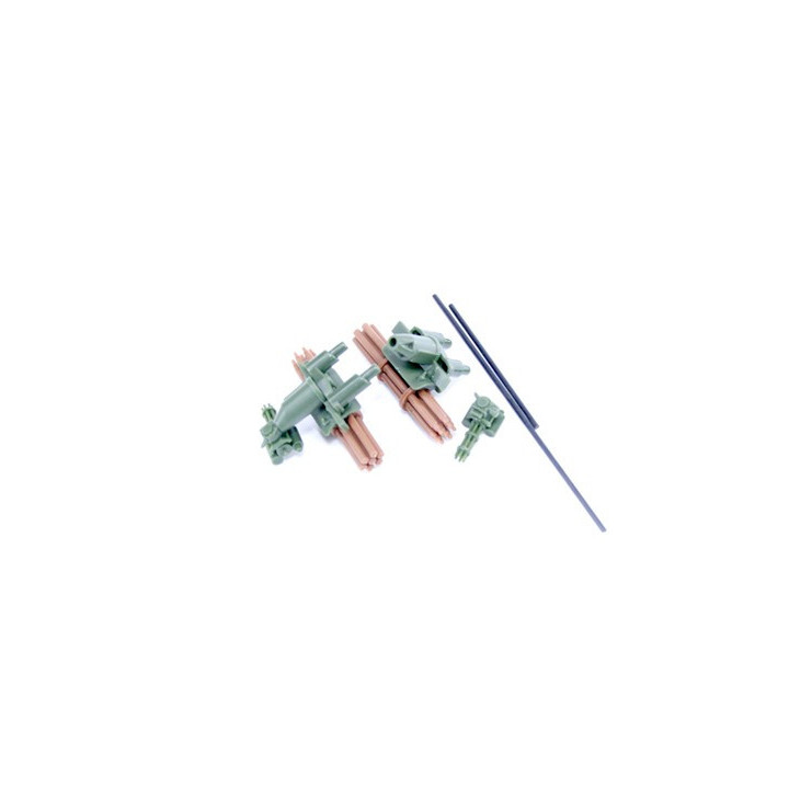 EF-1386 (EFLH1386) - BCP UH1 -Supports carrosserie et guns E-flite