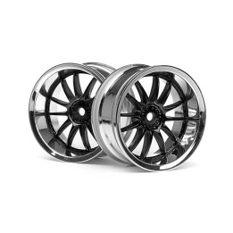 HI-3287 - JANTES WORK 26MM CHR/NOIR 6MM (HPI 3287) HPI Racing