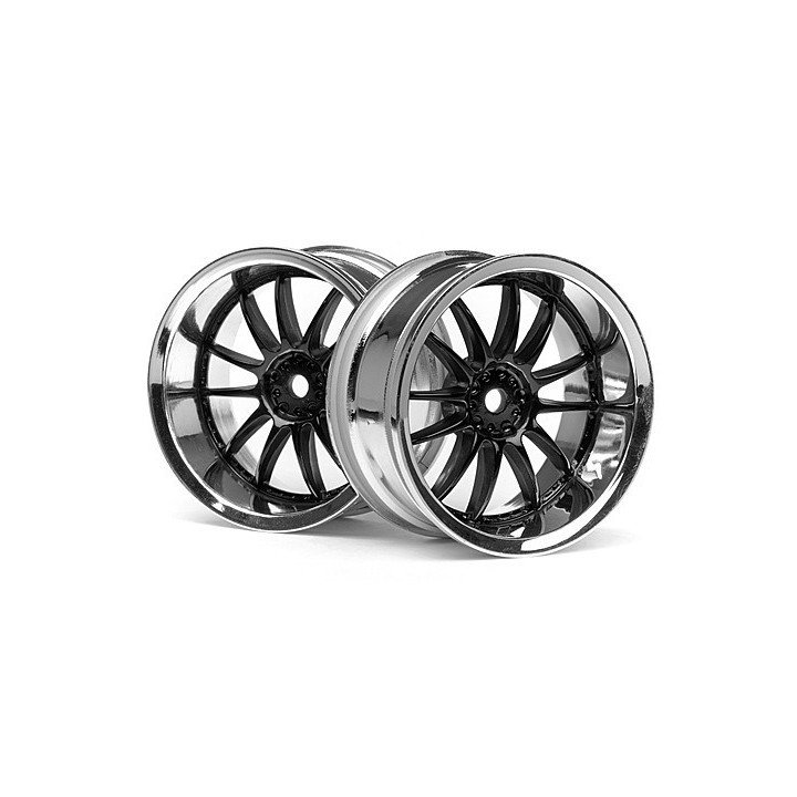HI-3287 - JANTES WORK 26MM CHR/NOIR 6MM (HPI 3287) HPI Racing